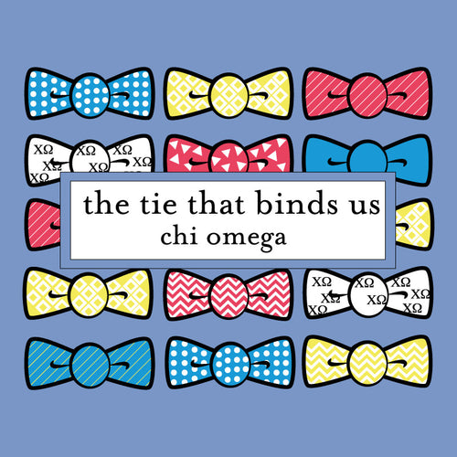 Chi Omega The Tie That Binds Us Rush & Bid Sorority 